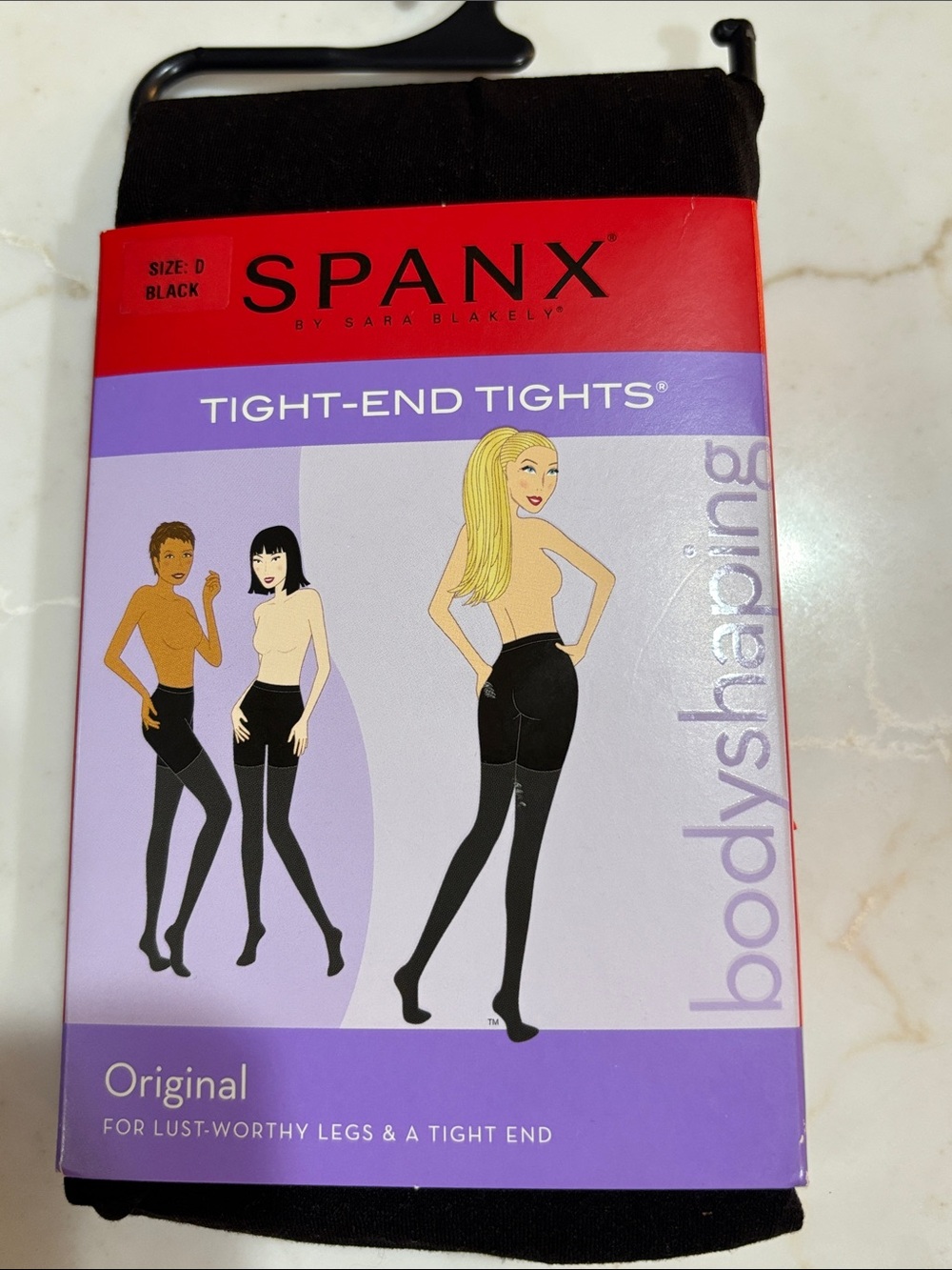 SPANX Original Tight-End Tights NWT Black Size D